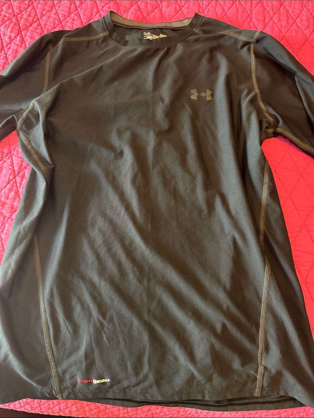 Under Armour Black Short-Sleeve Athletic Tee with Subtle Logo